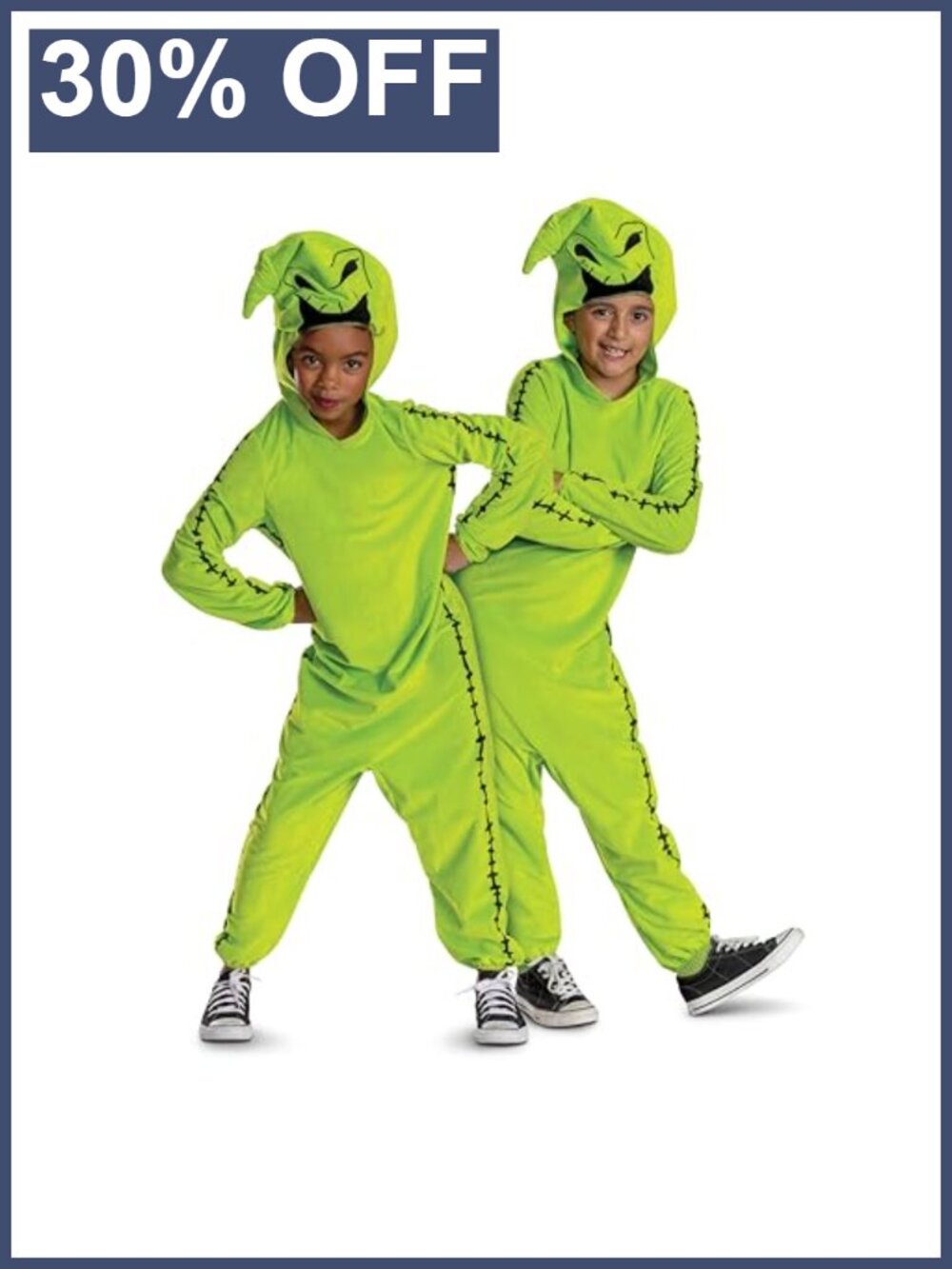 Nightmare Before Christmas Oogie Boogie Costume Hooded Jumpsuit